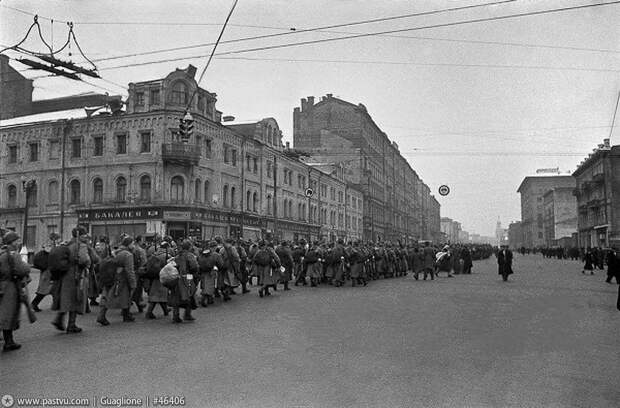 Прогулка по Москве 1941 года 1941, москва, прогулка