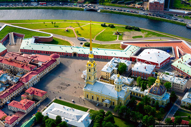Санкт-Петербург с вертолета 