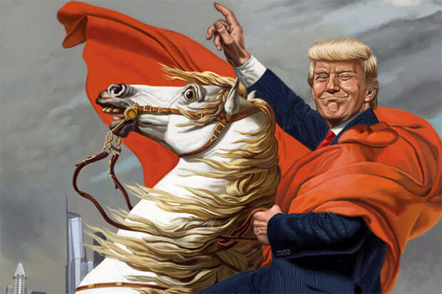 В сети представили, как россияне будут жить при Дональде Трампе ...