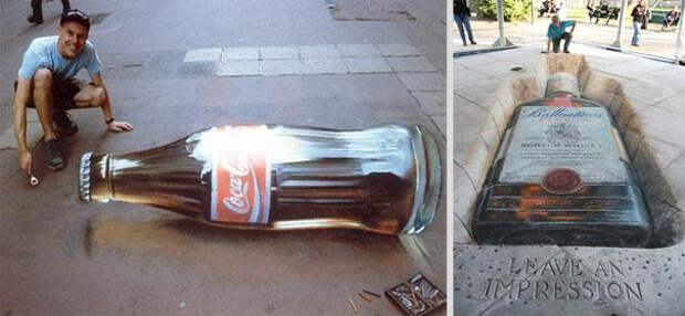 Уличная реклама cola