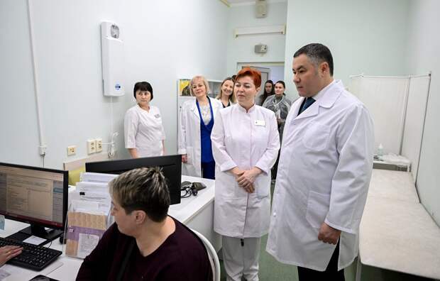 Губернатор Игорь Руденя осмотрел главные учреждения родовспоможения Твери