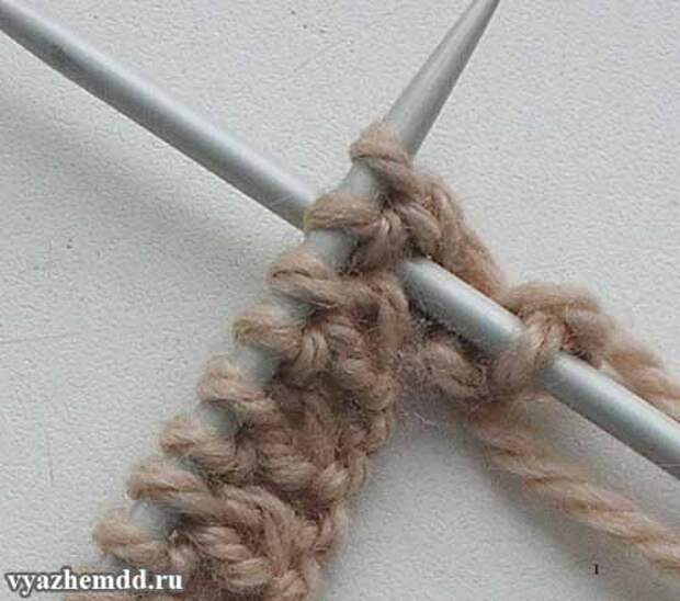 продеваем спицу
