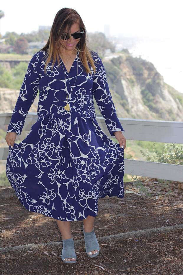 Feeling dressy in a shape shifting dress