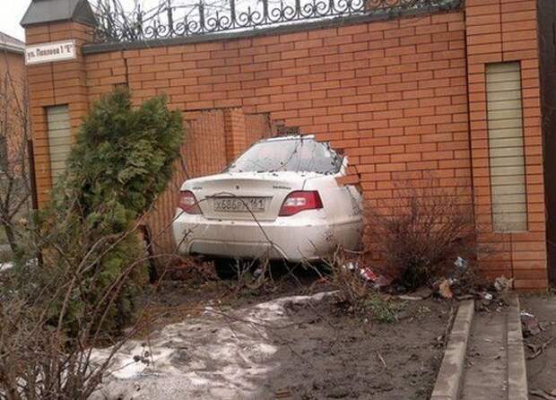Самые курьезные аварии