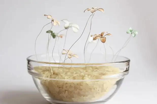 Венок из весенних цветов или вторая жизнь лаков для ногтей., фото № 16