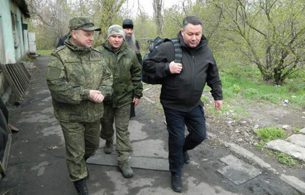 Игорь Руденя накануне Пасхи в прифронтовой зоне проведения СВО встретился с военнослужащими из Верхневолжья и других регионов России