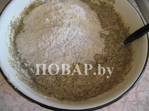 Маковый пирог с яблоками рецепт