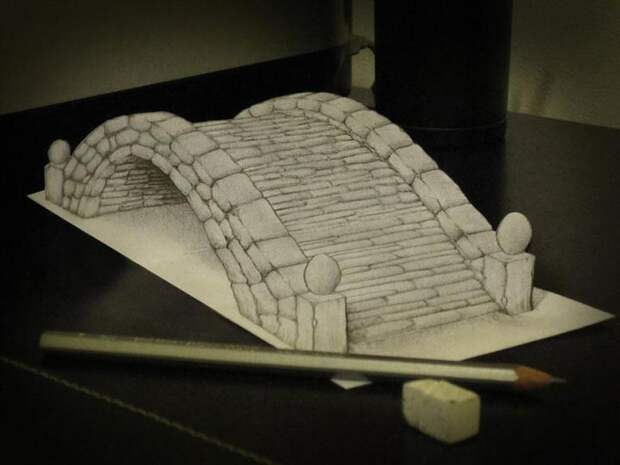3D рисунки карандошом от Алесандро Дидди (8)