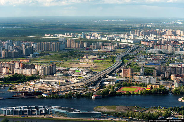 Санкт-Петербург с вертолета 