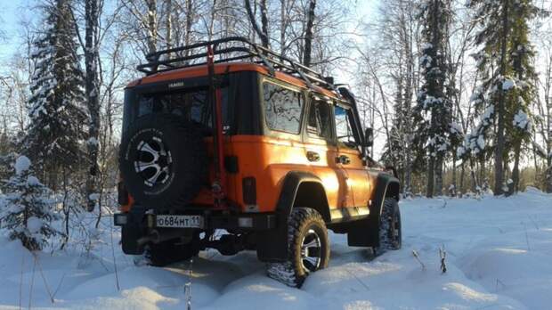 УАЗ "Northern Lights" на 38-х колесах 31514, внедорожник, тюнинг, уаз