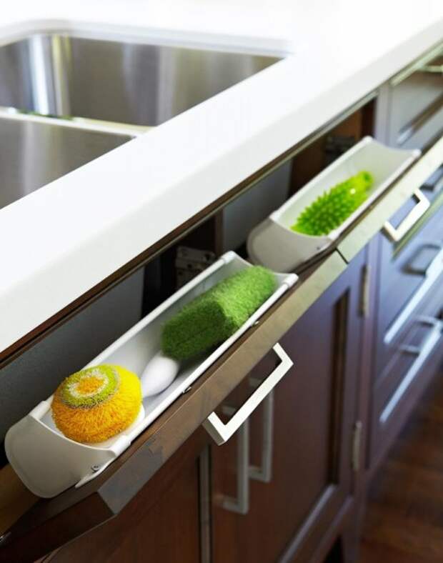 Идеи для кухонного хранения - 51 решение