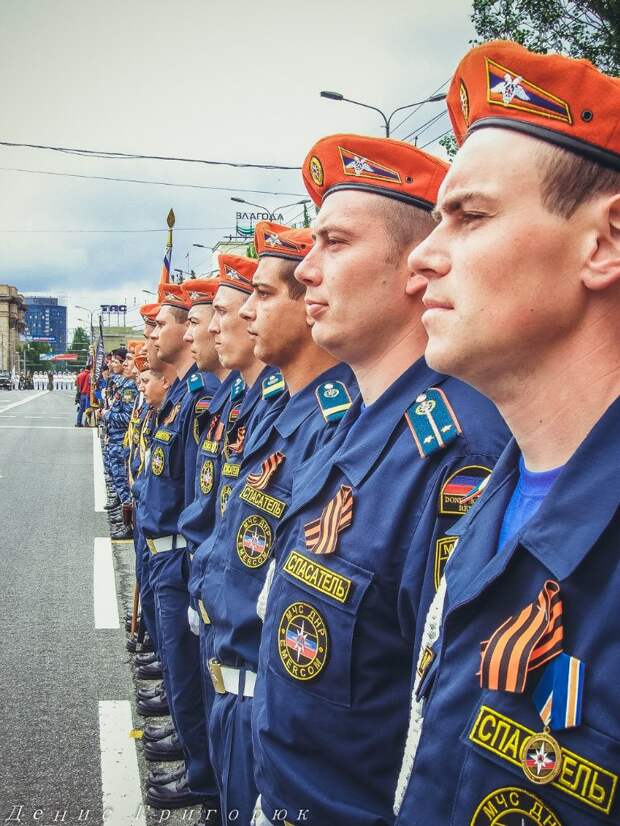 Парад победы в Донецке 9.05.2015.  день победы, донбасс, новоросия