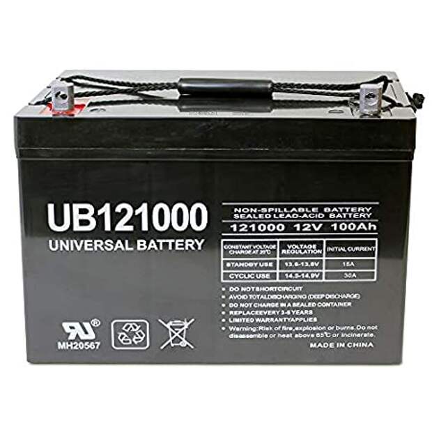 Universal Power Group 12V AGM DEEP Cycle Battery