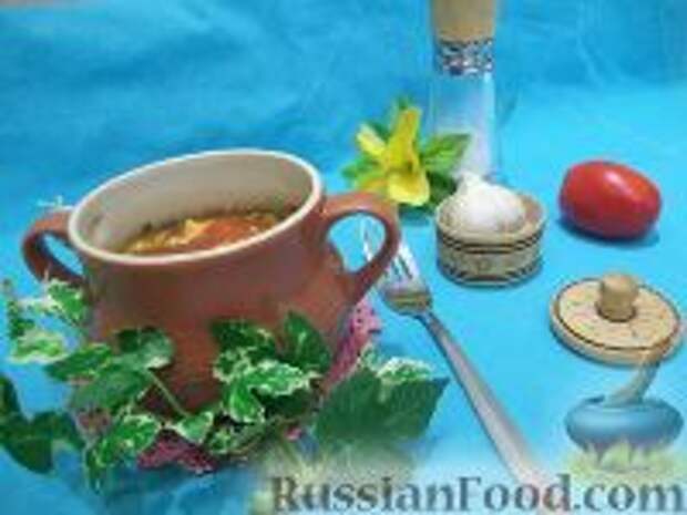Фото приготовления рецепта: Овощное рагу с мясом (в горшочках) - шаг №10