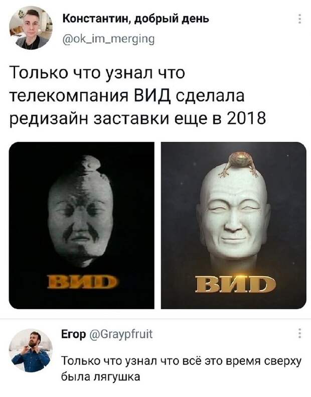 твит про вид