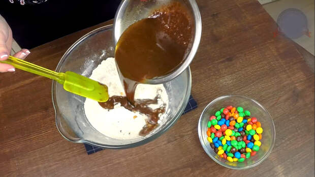 Печенье "Светофор" с конфетками M&M's С дедом за обедом, Кулинария, Печенье, Еда, Рецепт, Видео, Длиннопост, Светофор
