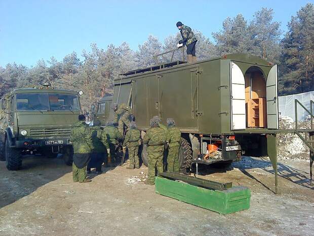 Камаз специального-церковного назначения в войсках ВДВ (9 фото)