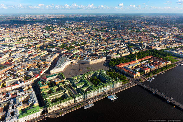 Санкт-Петербург с вертолета 