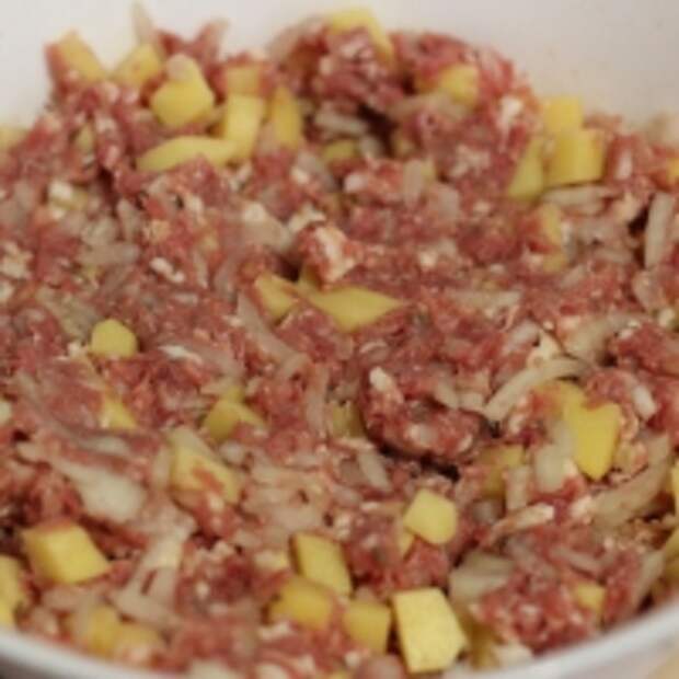 Нажмите, чтобы увеличить Классический ханум с картошкой и мясом шаг 5
