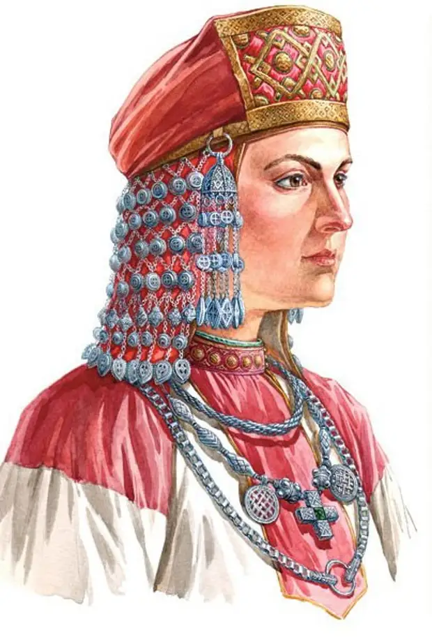 кокошник древней руси. сорока, кичка, кокошник. одежда княгинь древней руси 13 век. женские головные уборы. рясны в древней руси.