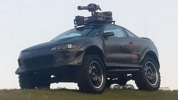 Mitsubishi Eclipse подготовленный для истребления зомби Mitsubishi Eclipse подготовленный для истребления зомби eclipse, mitsubishi, апокалипсис, зомби