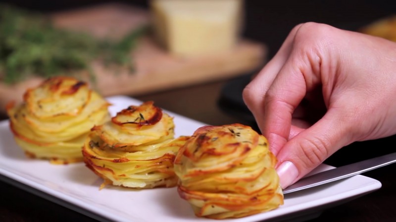 Картофельные "розочки" - Будет вкусно - Медиаплатформа МирТесен