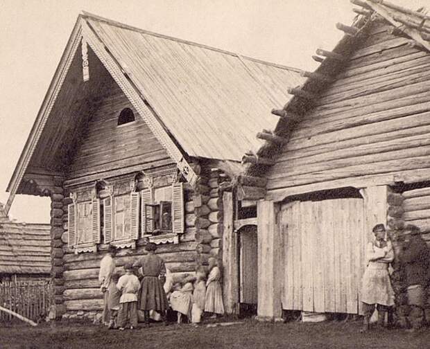 Так выглядел дом крестьянина, крепко стоящего на ногах. 