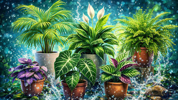 Не дайте им засохнуть: шесть самых влаголюбивых растений