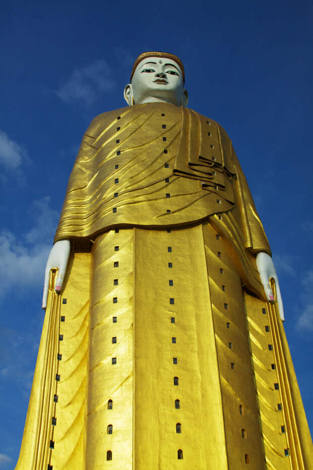 8. Статуя Лаукун Сектуар в Мьянме высота, мир, статуя