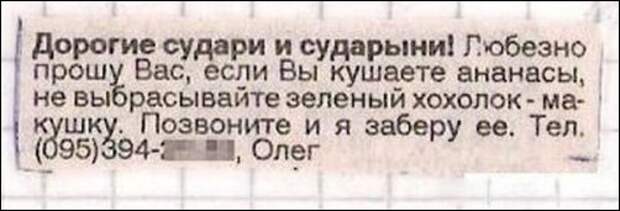 смешные надписи, объявления, маразмы
