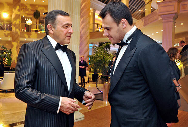 Президент Crocus International Арас Агаларов и его сын Эмин