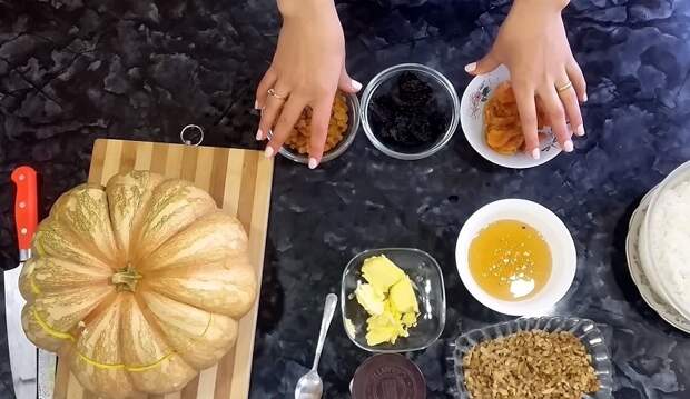 каша в тыкве в духовке