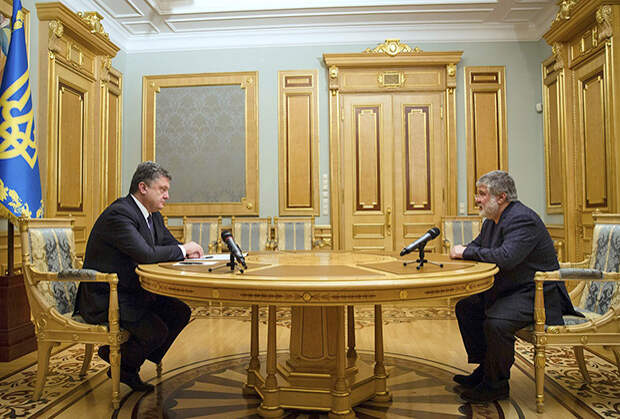 Петр Порошенко и Игорь Коломойский, 25 марта 2015 года