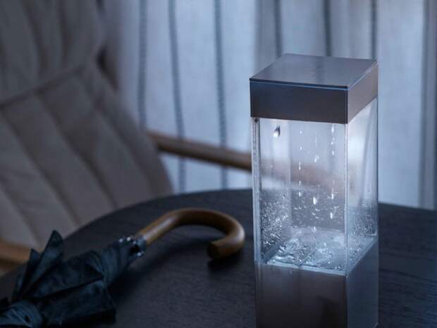 Tempescope – гаджет, который моделирует дождь, облака, гром и молнию, чтобы показать прогноз погоды
