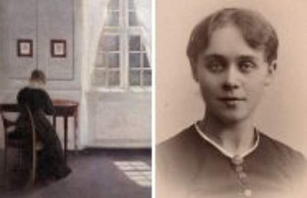 Живопись: Почему самый дорогой художник Дании нарисовал жену на 100 картинах и на всех без лица: Как выглядела и жила «безликая женщина» Ида Хаммерсхей