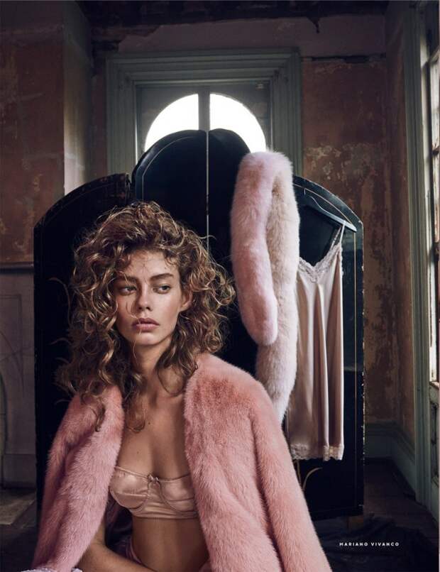 Ондриа Хардин в фотосессии для ноябрьского журнала Vogue Россия