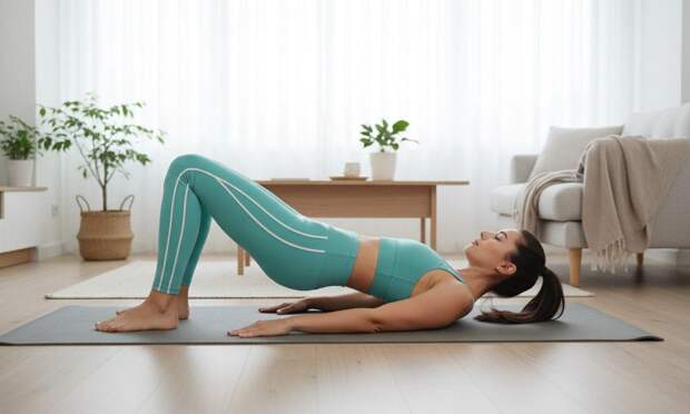 Фитнес-тренер Вакулина дала подробную инструкцию, как делать ягодичный мостик