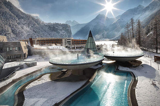 австрийский спа курорт на термальных водах Aqua Dome Thermal Resort