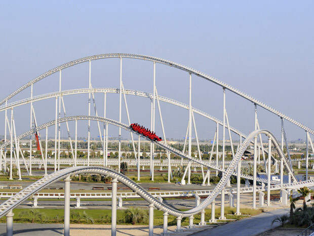 Парк "Ferrari World" (ОАЭ; Абу-Даби) Парк Феррари ОАЭ, авто