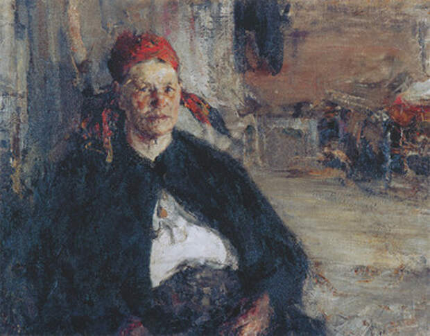 Николай Фешин «Крестьянка» 