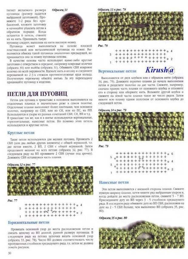 Как вязать петли крючком