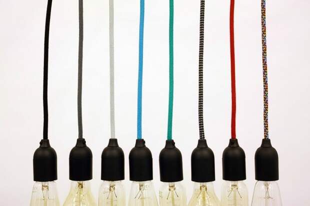 Необычный светильник удлинитель, как спрятать провода