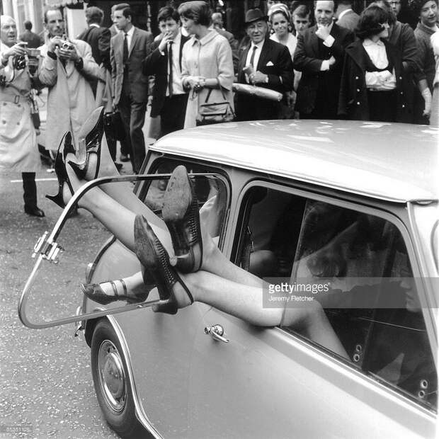 Рекламная акция MINI 1960 года cooper, mini, авто, рекламная акция