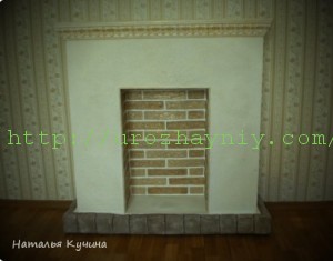 Камин из картона своими руками