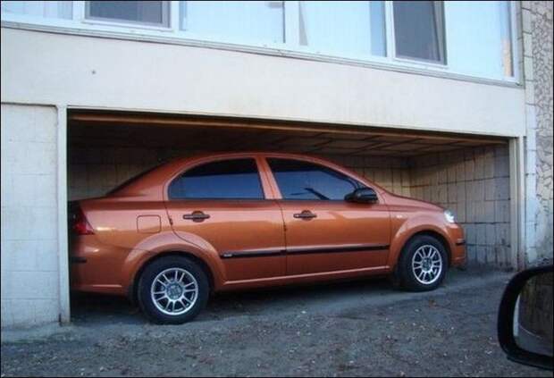 Чудеса парковки parking, авто, курьез, парковка