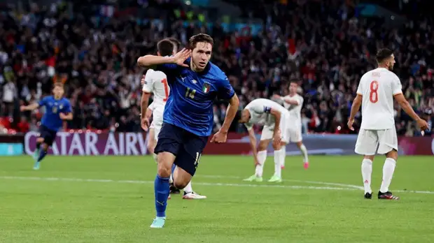 Футболист сборной Италии Федерико Кьеза обогнал отца по голам на чемпионатах Европы