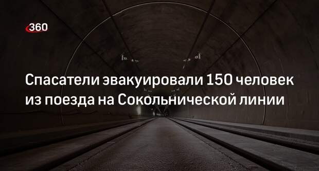 Источник 360.ru: из поезда в московском метро эвакуировали 150 человек