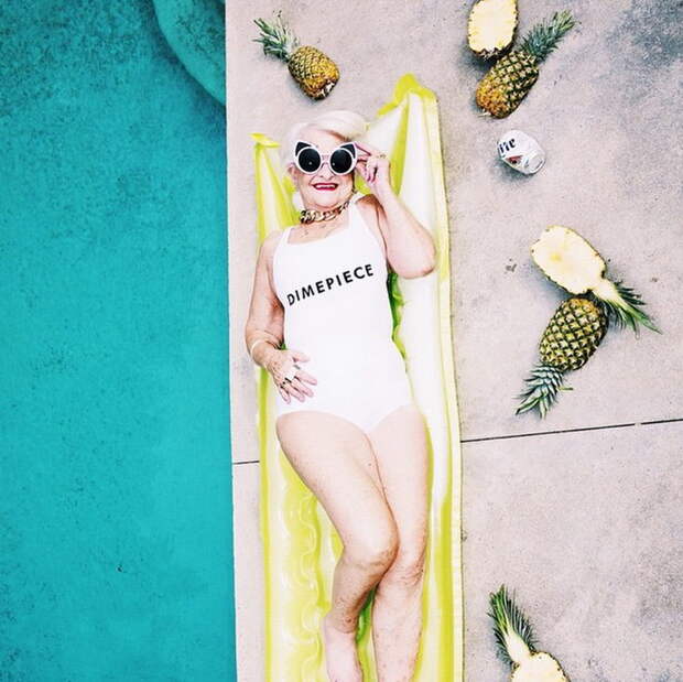 86-летняя бабуля Baddie Winkle и ее офигеннный Instagram