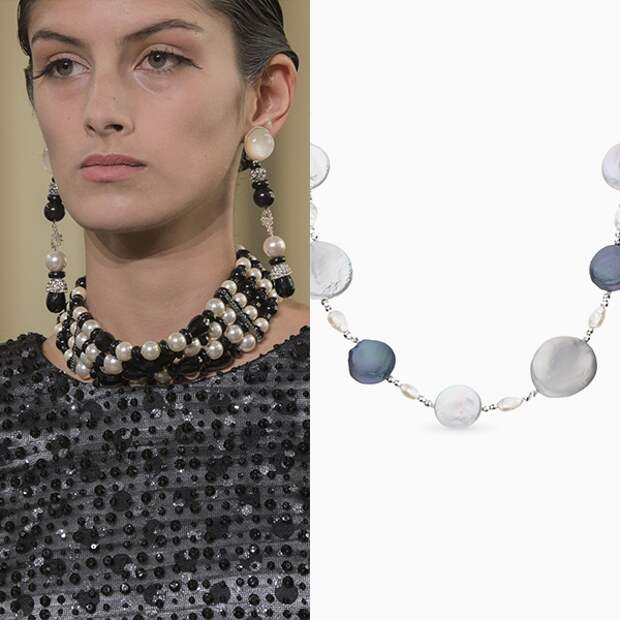 Украшения с жемчугом с показов haute couture