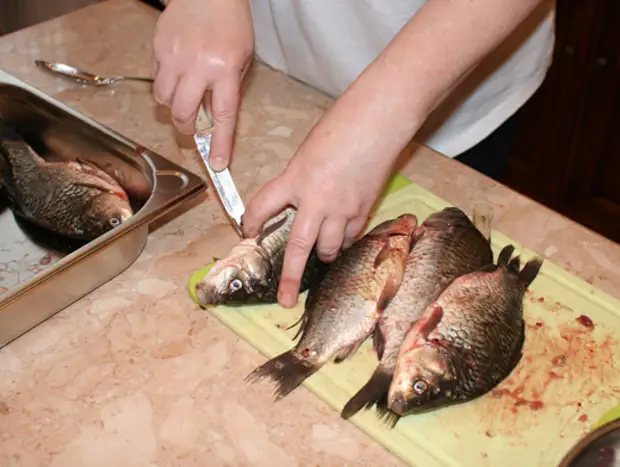 Как быстро и легко почистить карася. Как чистить карася от чешуи быстро. Очистить карпа от чешуи быстро. Чистка рыбы. Чистка рыбы.